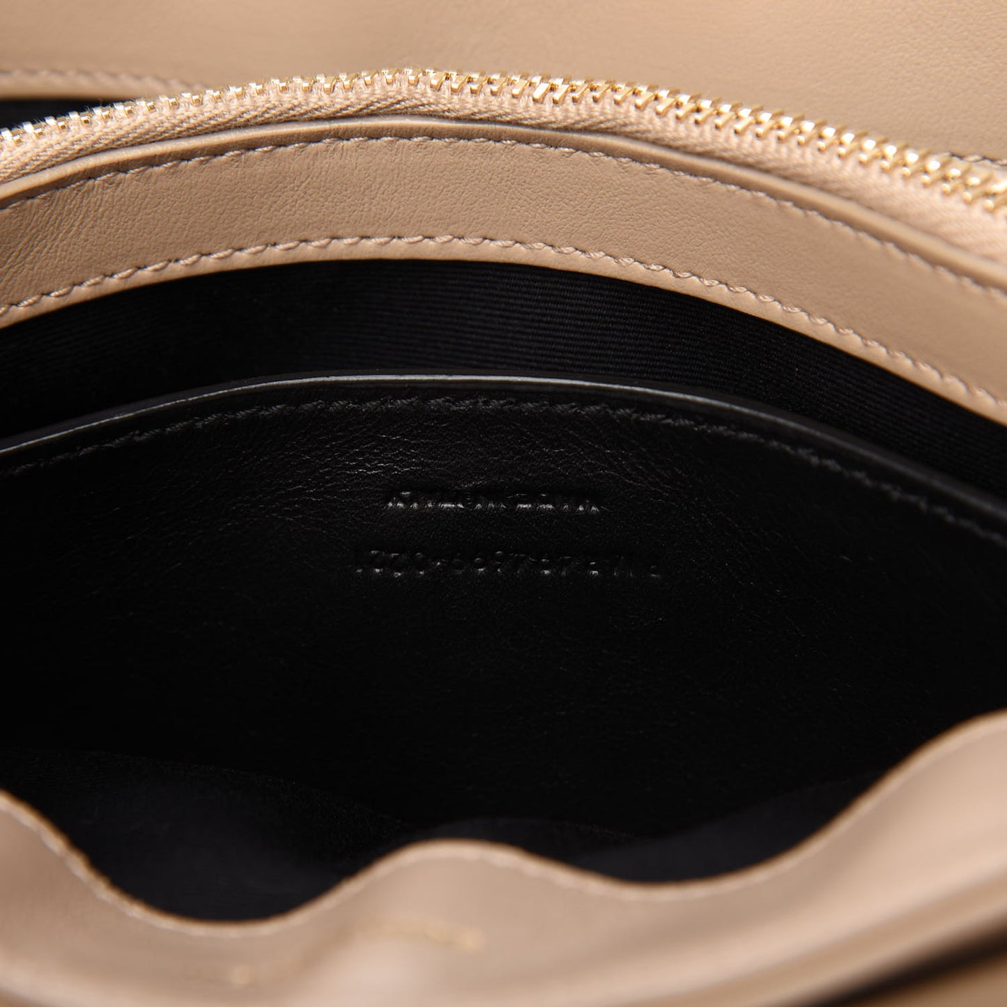 Calfskin Y Quilted Monogram Small Loulou Chain Satchel Dark Beige