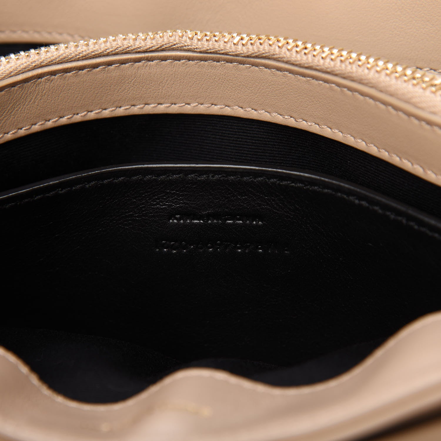 Saint Laurent Calfskin Y Quilted Monogram Small Loulou Chain Satchel Dark Beige 9 of 11