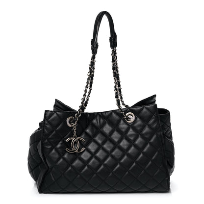 Chanel Calfskin Quilted Large Chic and Soft Shopping Tote Black 1 of 12