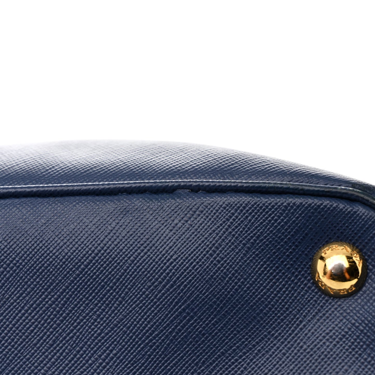 Saffiano Lux Large Galleria Double Zip Tote Bluette