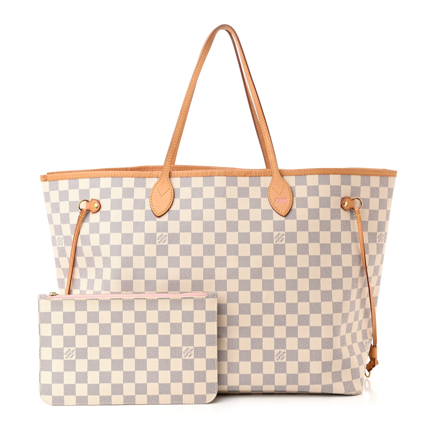 Damier Azur Neo Neverfull GM Rose Ballerine