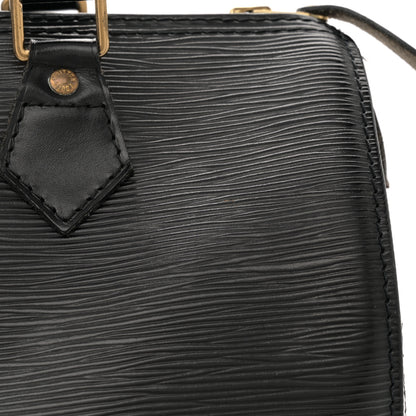 Louis Vuitton Epi Speedy 25 Black 13 of 15