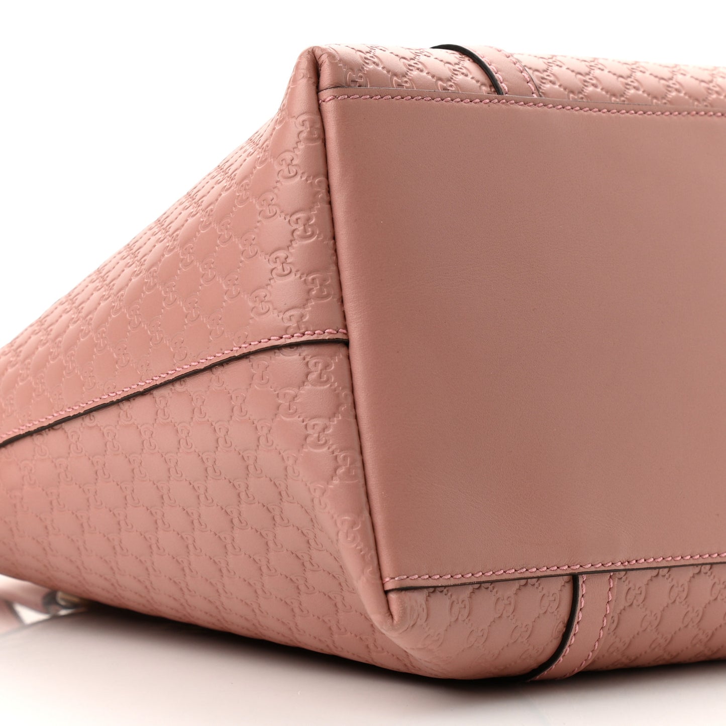 Soft Microguccissima Large Dome Satchel Soft Pink
