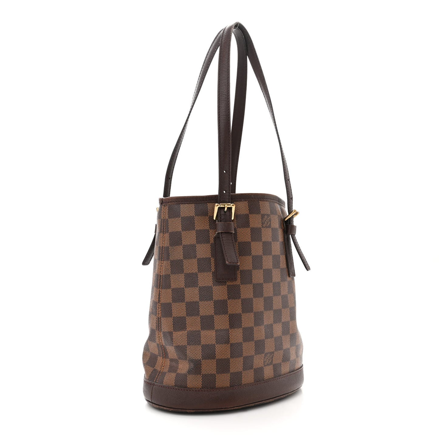 LOUIS VUITTON Damier Ebene Marais Bucket 23