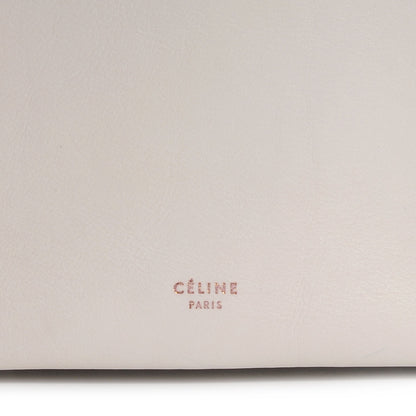 Celine Calfskin Folded Cabas Black White 6 of 9