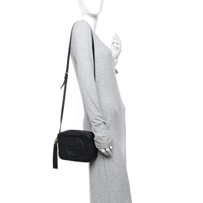 Gucci Pebbled Calfskin Small Soho Disco Bag Black 2 of 16