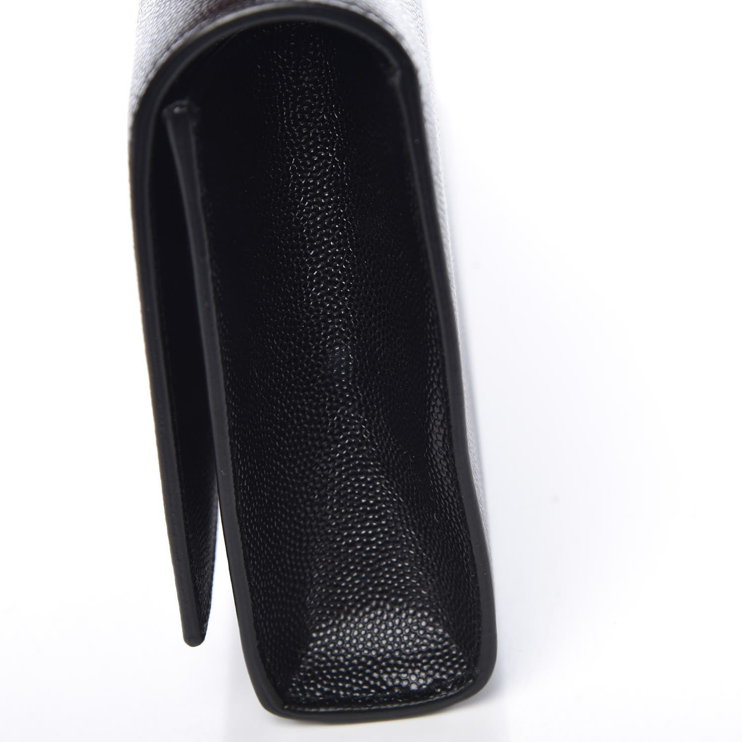 Saint Laurent Grain De Poudre Monogram Cassandre Clutch Black 9 of 9