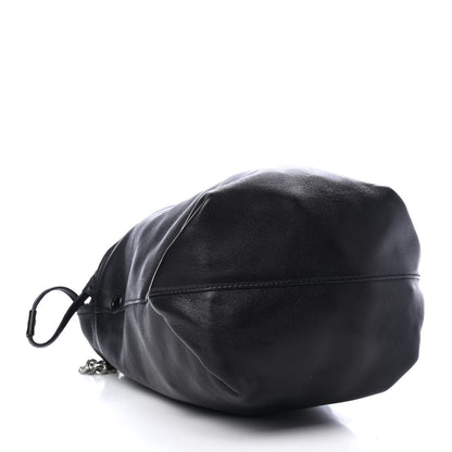Saint Laurent Lambskin Small Teddy Bucket Bag Black 3 of 4