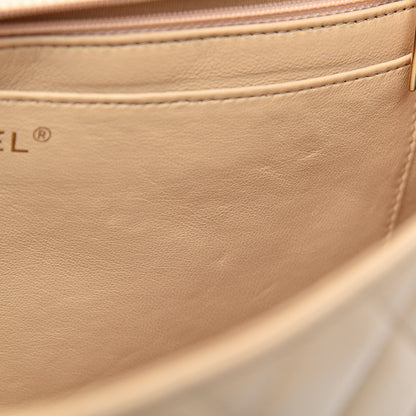 Chanel Caviar Quilted Jumbo Single Flap Beige Clair 10 of 15