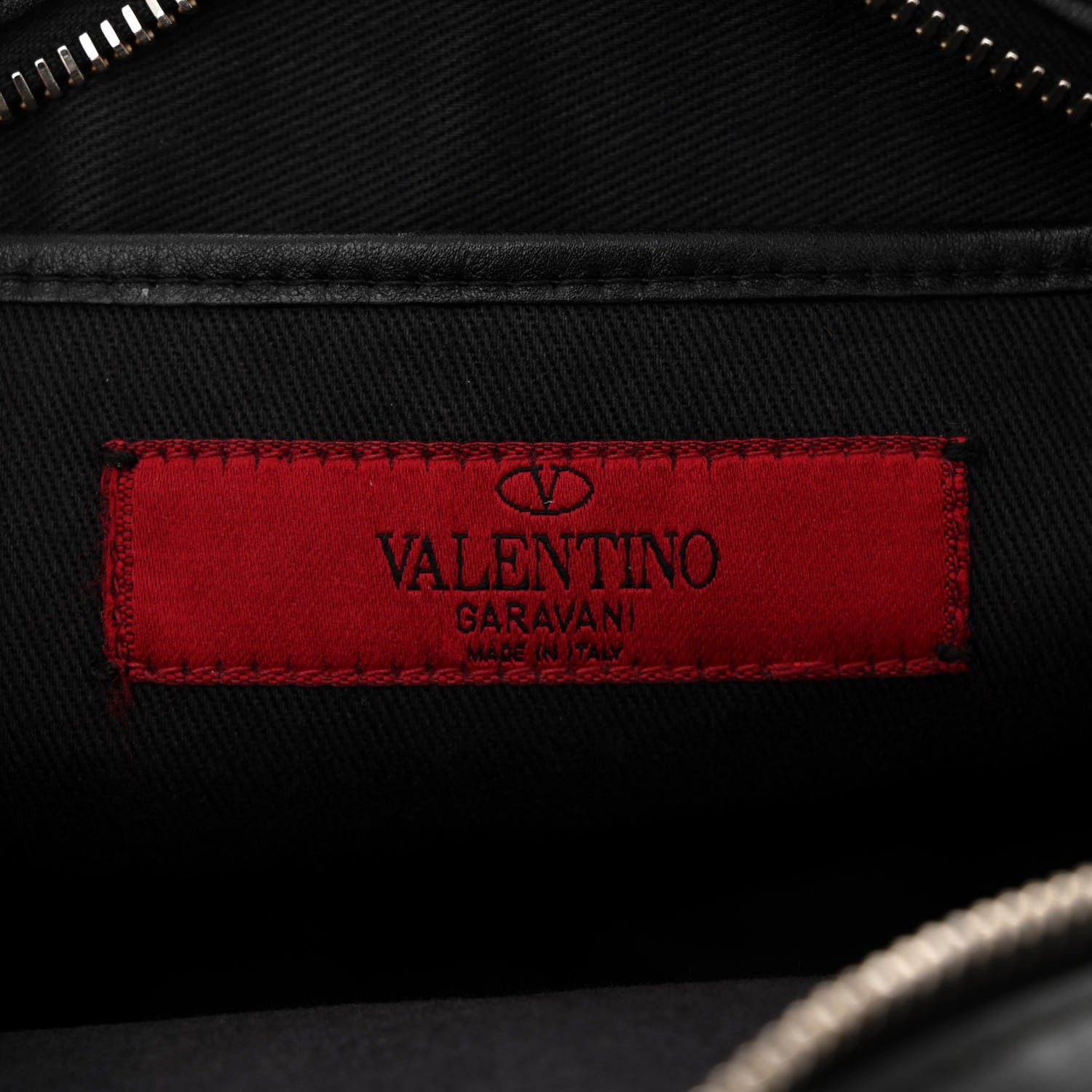 Valentino Garavani Calfskin Rockstud Camera Crossbody Bag Black 6 of 10