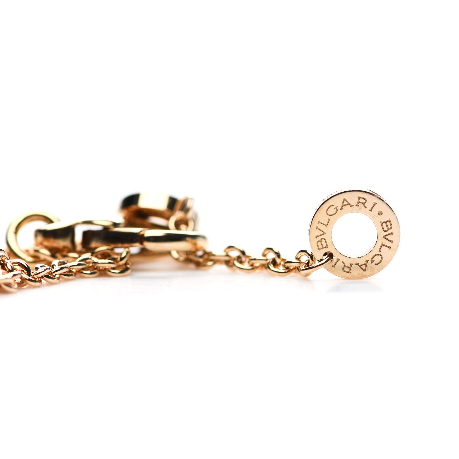 Bulgari 18K Rose Gold B.Zero1 Pendant Necklace 7 of 7