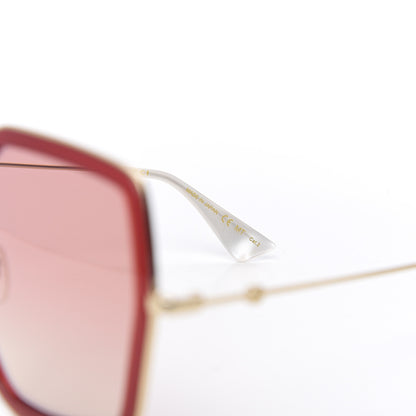 Gucci Acetate Oversize Square Frame GG0106S Sunglasses Red 6 of 8