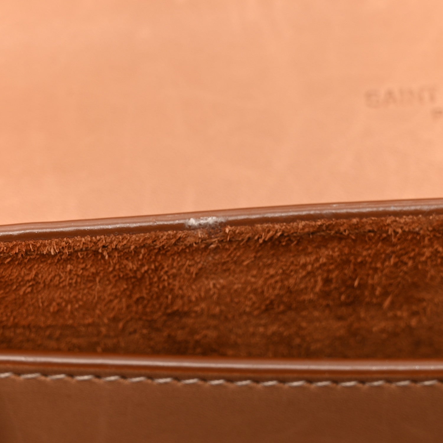 Saint Laurent Smooth Vintage Calfskin Monogram Medium Kaia Satchel Gold 11 of 13