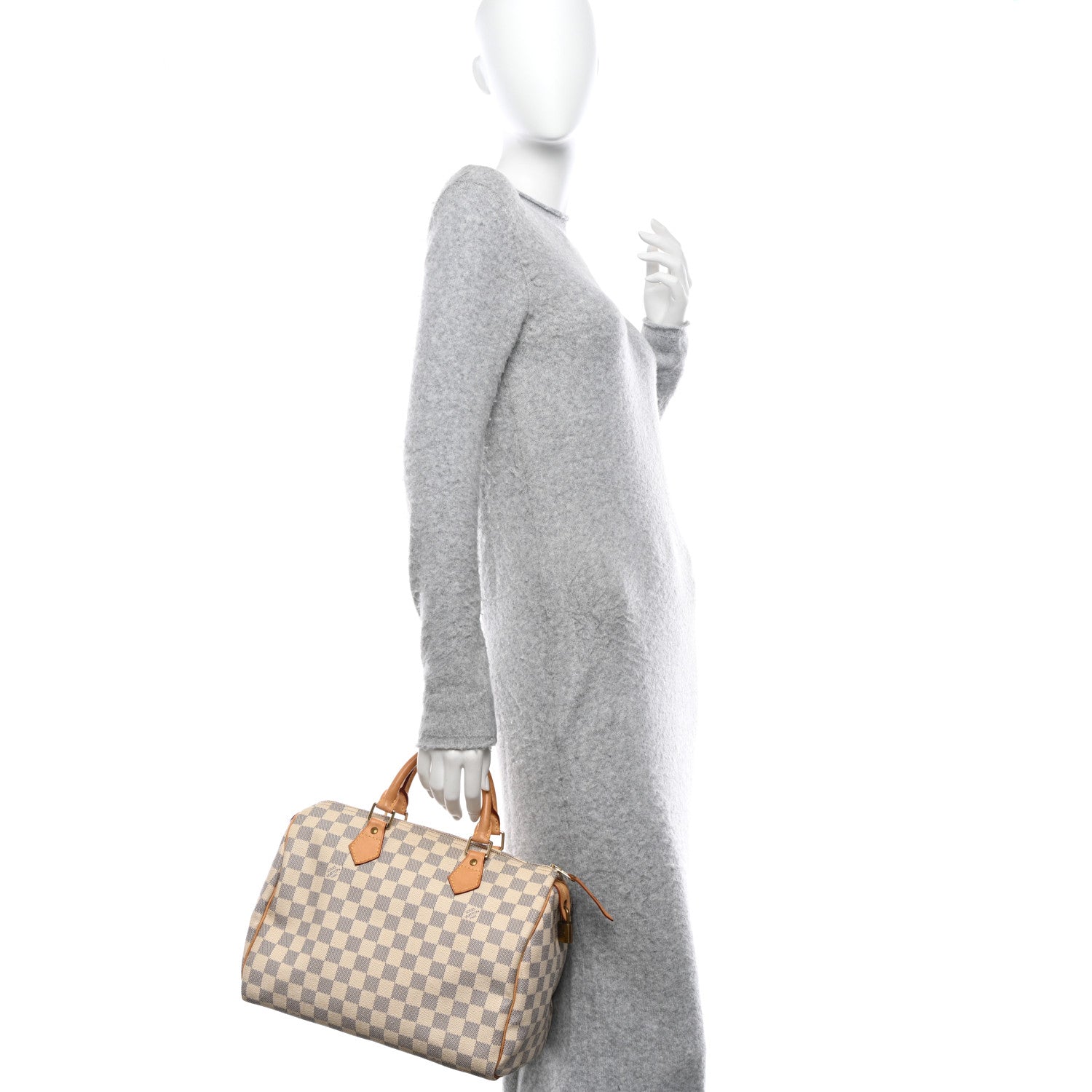 Louis Vuitton LOUIS VUITTON Damier Azur Speedy 30 2 of 12