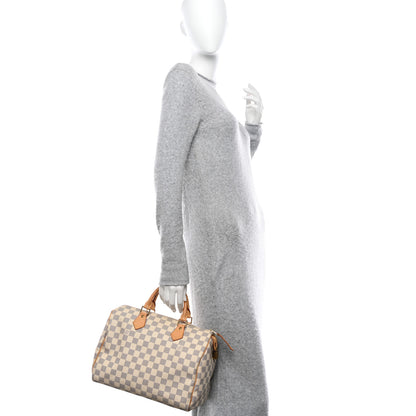 Louis Vuitton LOUIS VUITTON Damier Azur Speedy 30 2 of 12