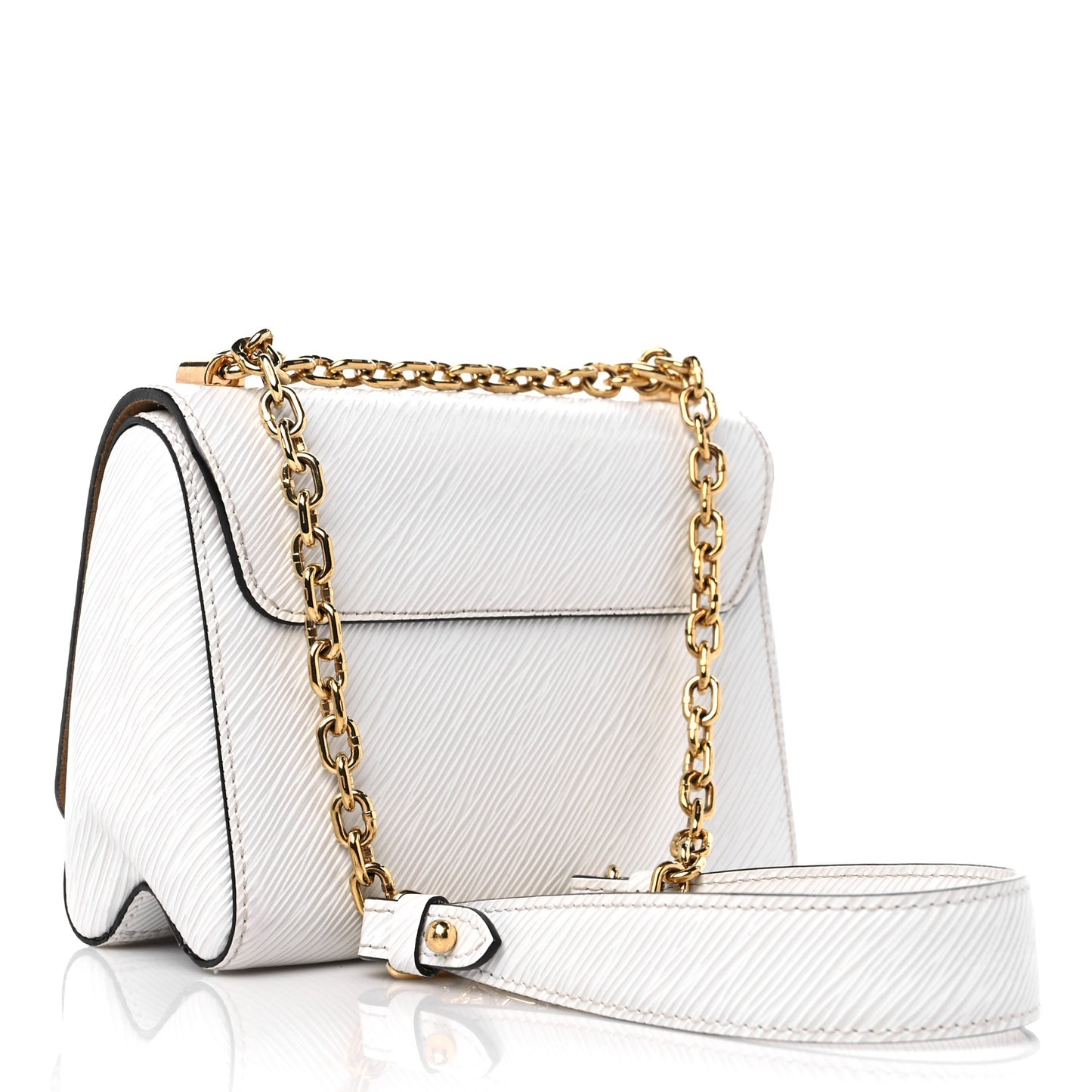 Epi Twist Shoulder Bag PM White