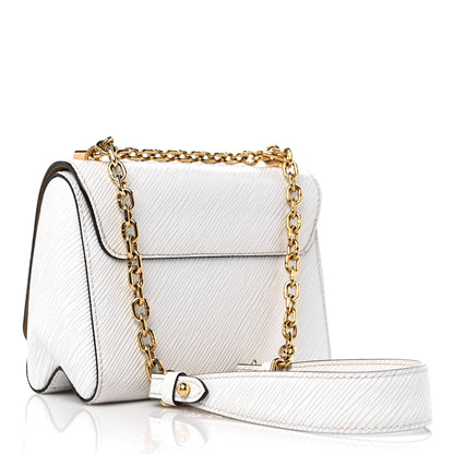 Louis Vuitton Epi Twist Shoulder Bag PM White 3 of 10