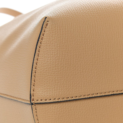 Fendi Vitello Vienna Enamel F is Fendi Shopping Tote Miele Scuro Taupe 13 of 17