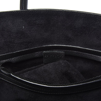 Celine Grained Calfskin Medium Phantom Luggage Black 6 of 19