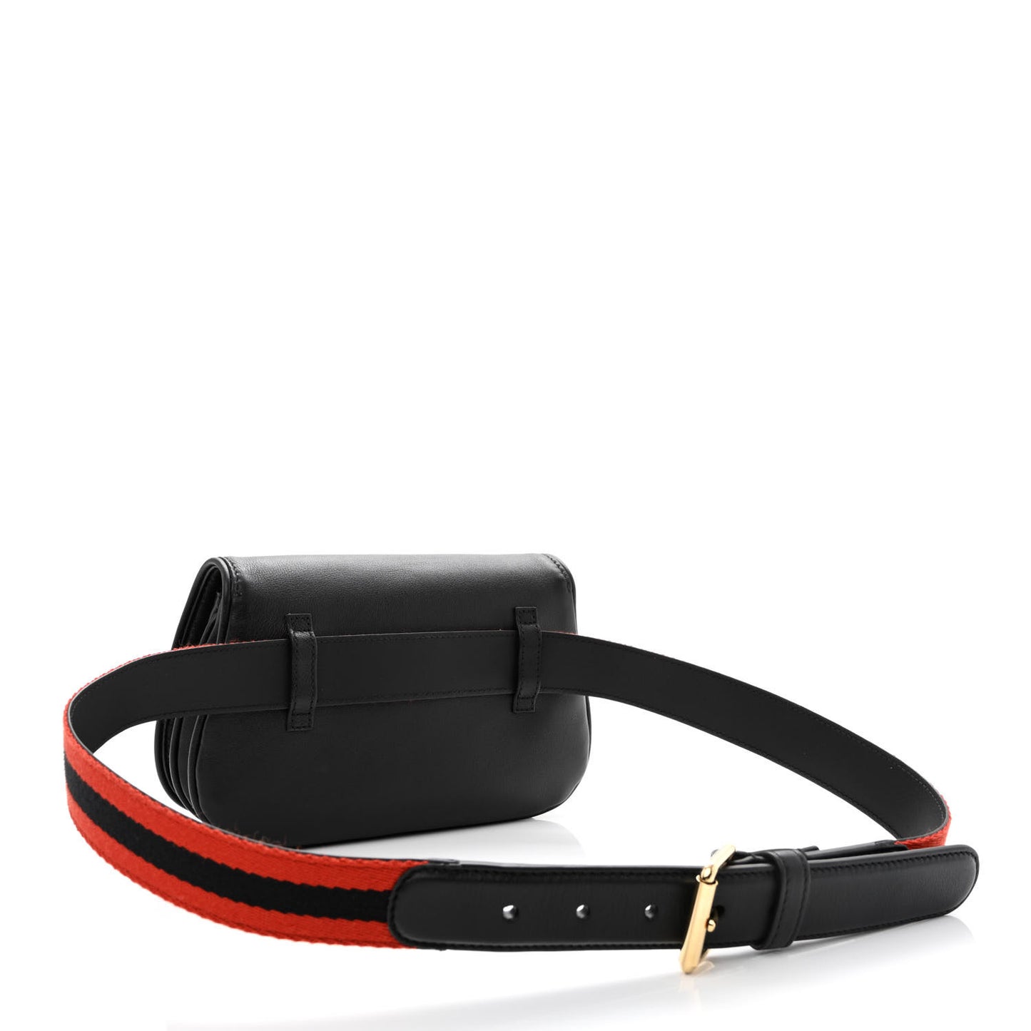 Roxy Calfskin Web Blondie Belt Bag 90 36 Black