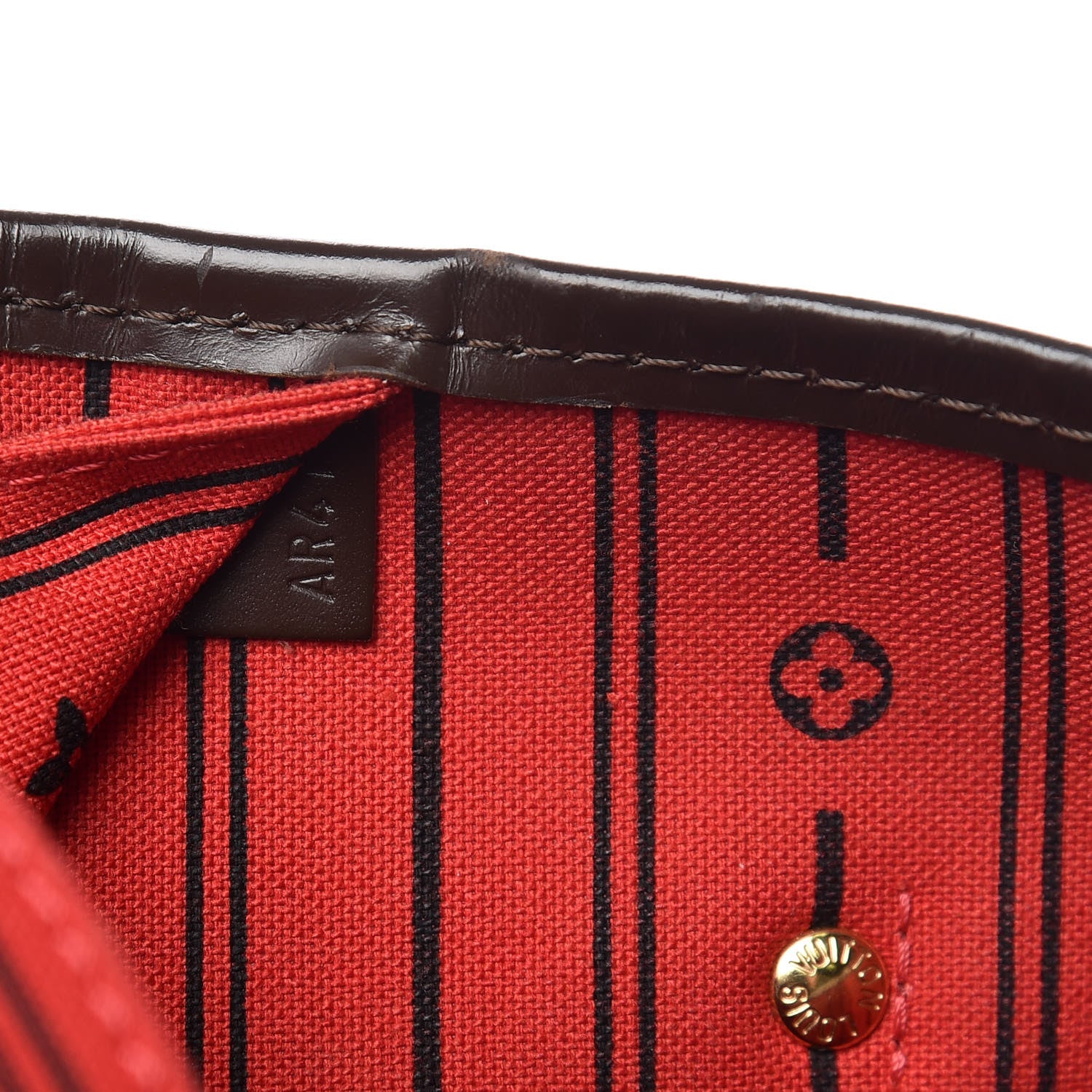 Louis Vuitton Damier Ebene Neverfull MM 7 of 12