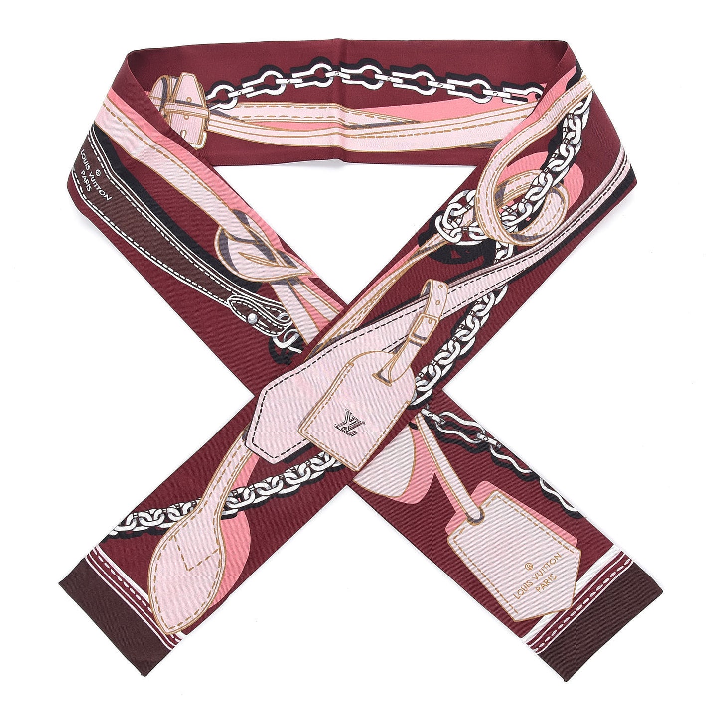 Silk Handle Me Bandeau Bordeaux