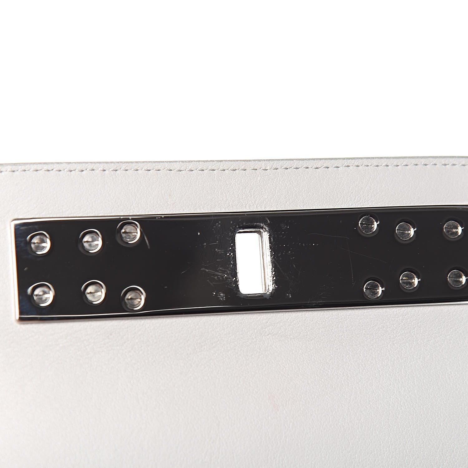 Proenza Schouler Metallic Patent PS11 Wristlet Clutch Silver 7 of 9