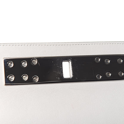 Proenza Schouler Metallic Patent PS11 Wristlet Clutch Silver 7 of 9