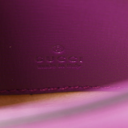 Gucci Azalea Calfskin Web Monochrome Horsebit 1955 Wallet On Strap Purple 6 of 10