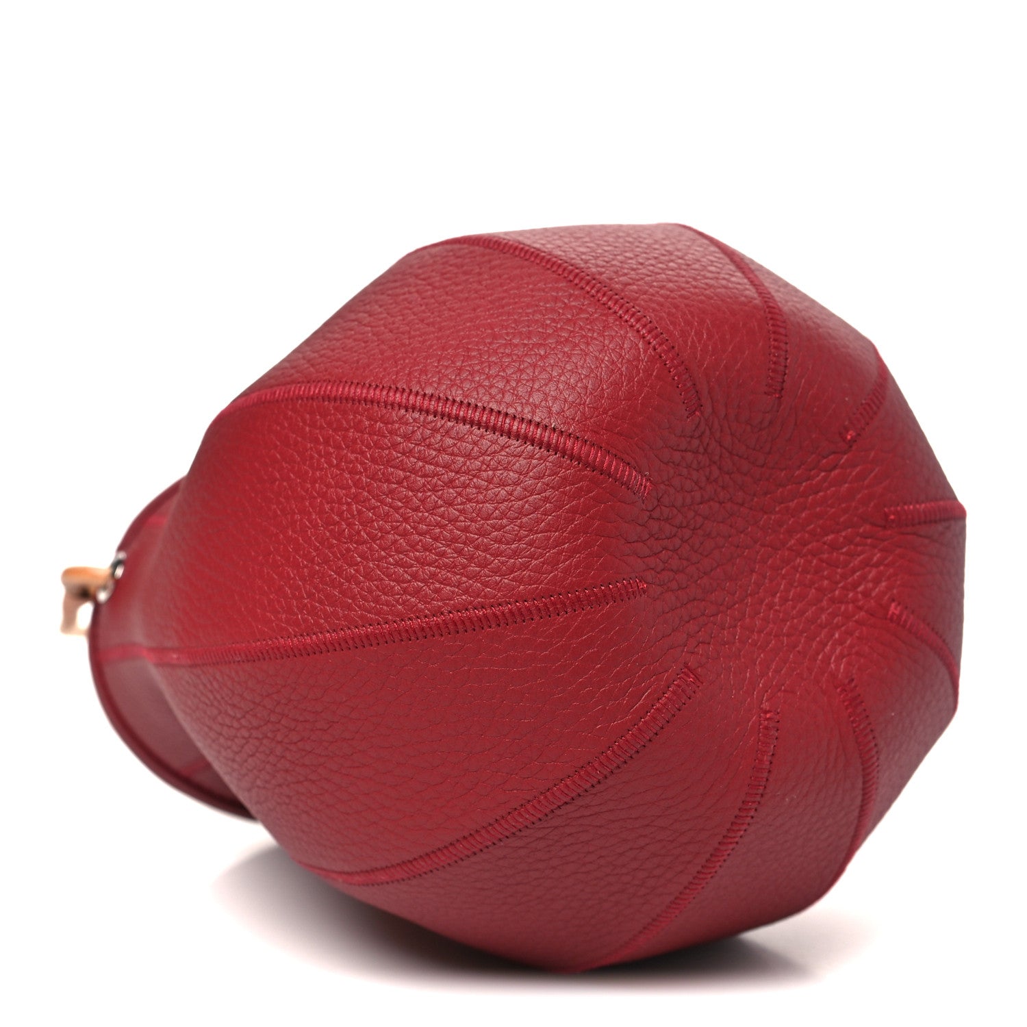 Hermes Taurillon Clemence Petit H Bitter Apple Bag Rouge H 4 of 10
