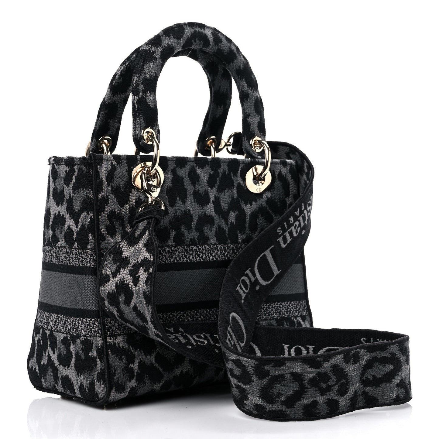 Canvas Mizza Embroidered Medium Lady D-Lite Gray