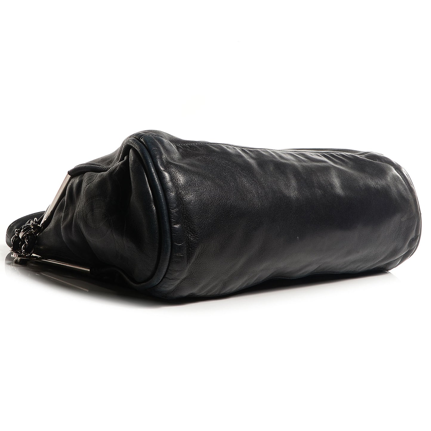 Lambskin Large Ultimate Soft Shoulder Bag Black