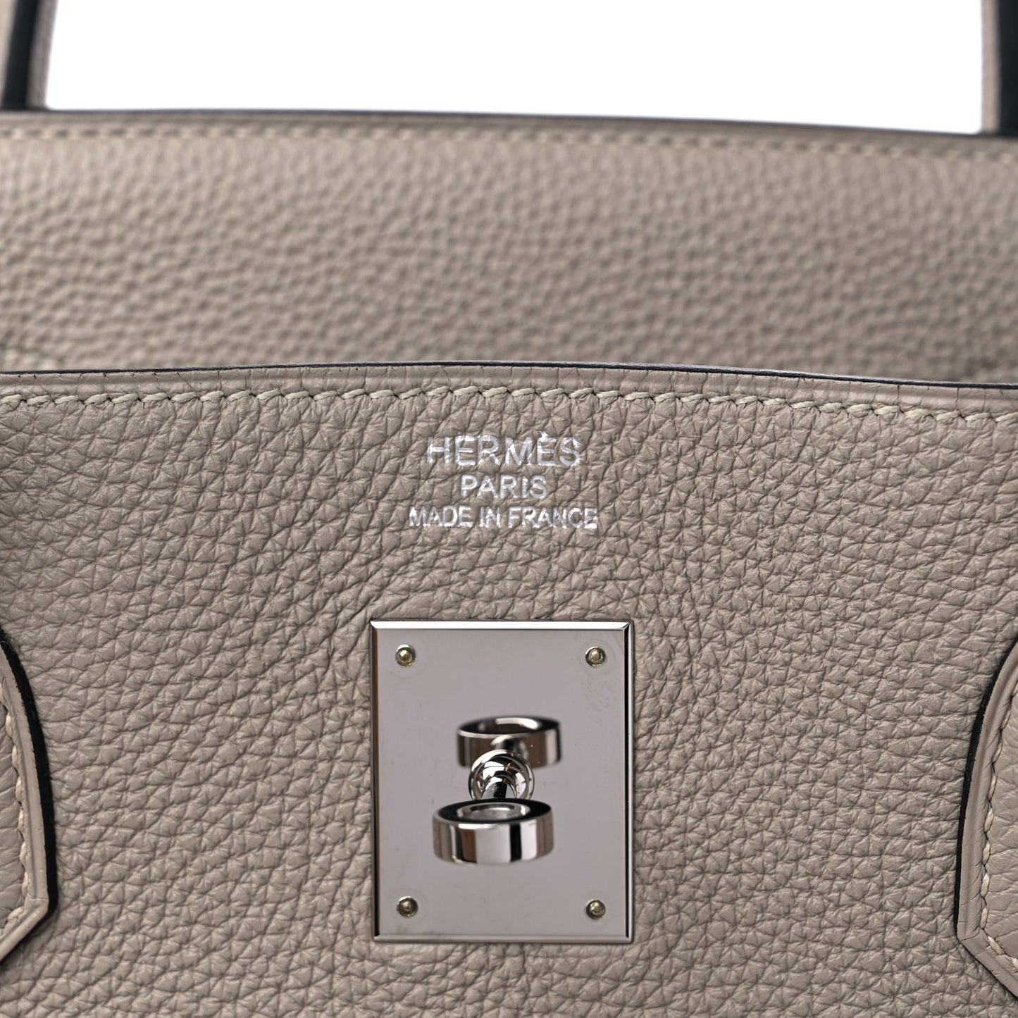 Togo Birkin 40 Gris Tourterelle