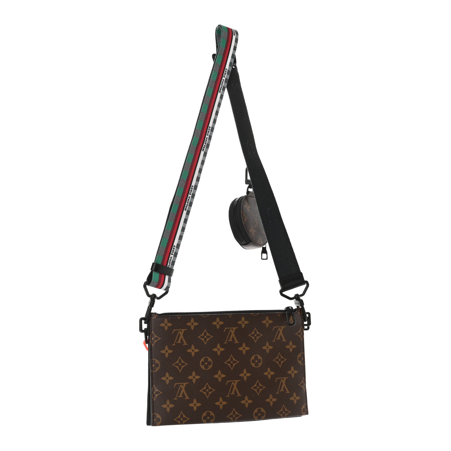 Louis Vuitton Taurillon Monogram Trio Messenger Black Multicolor 3 of 11