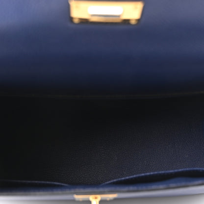 Hermes Epsom Kelly Sellier 28 Bleu Saphir 5 of 10