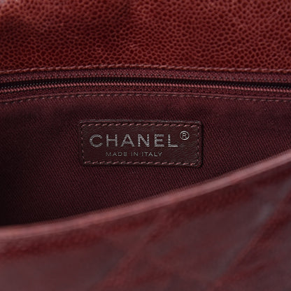 Chanel Crumpled Grained Calfskin Medium CC Crave Flap Bordeaux 6 of 19