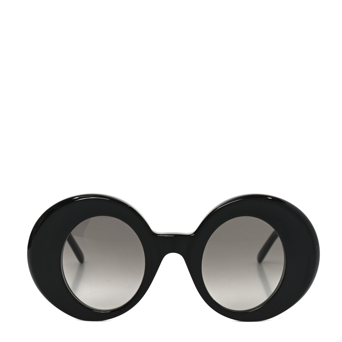 Acetate Round Sunglasses LW40089I Black