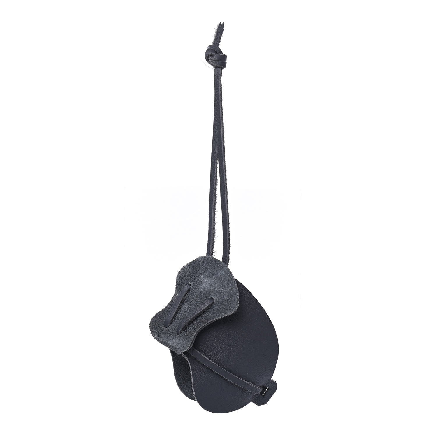 Hermes Swift Tete De La Selle Charm Graphite 1 of 3