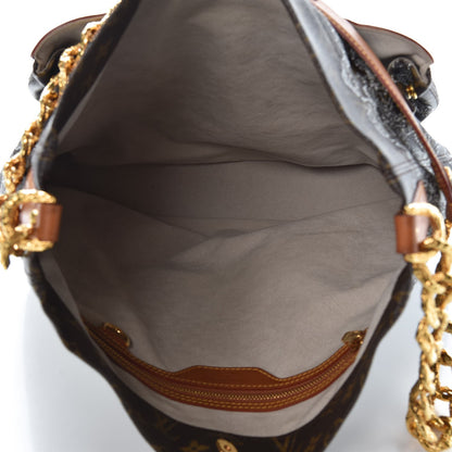 Louis Vuitton Monogram Dentelle Fersen Silver 5 of 9