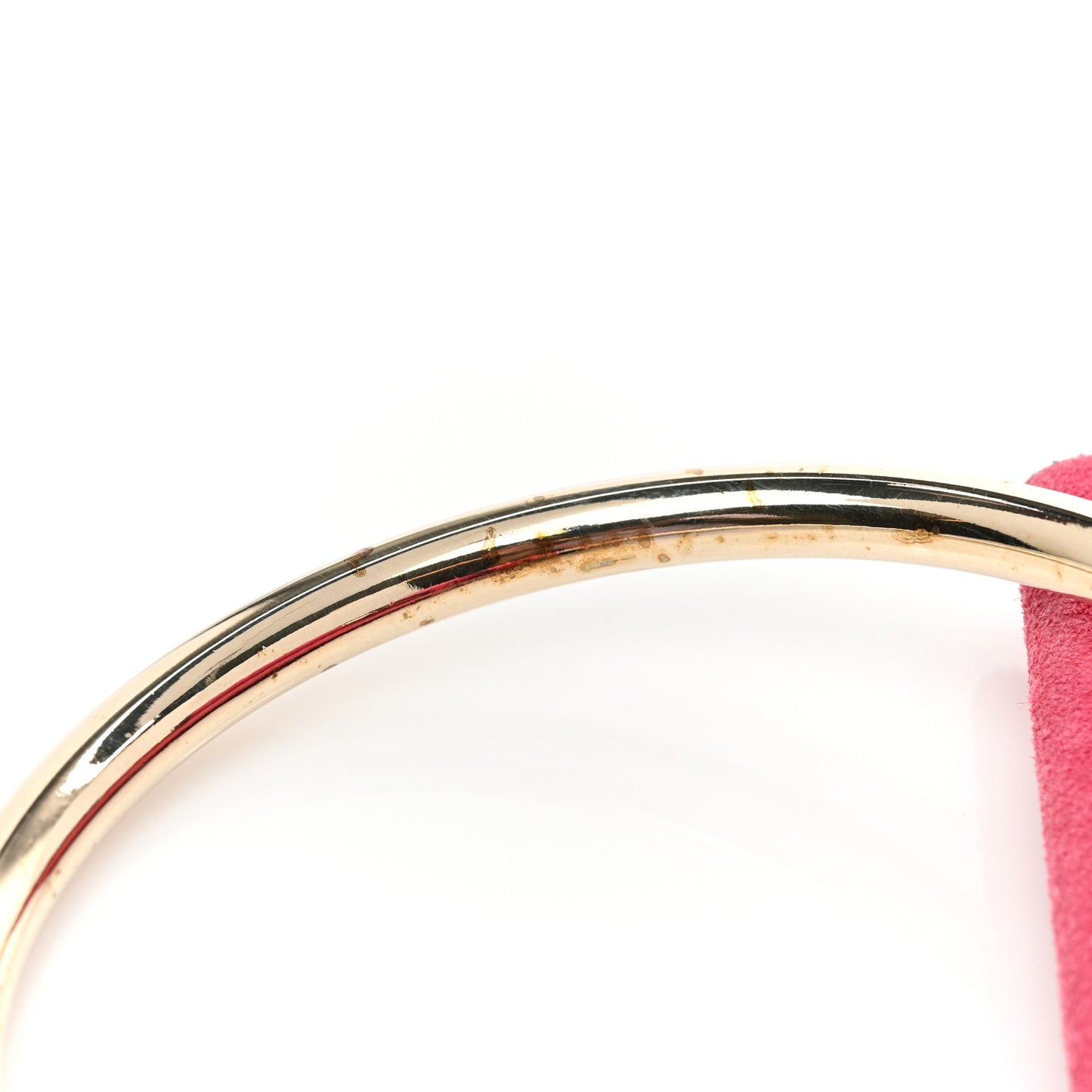 Suede Calfskin Mini Faye Bracelet Bag Fuchsia Rose