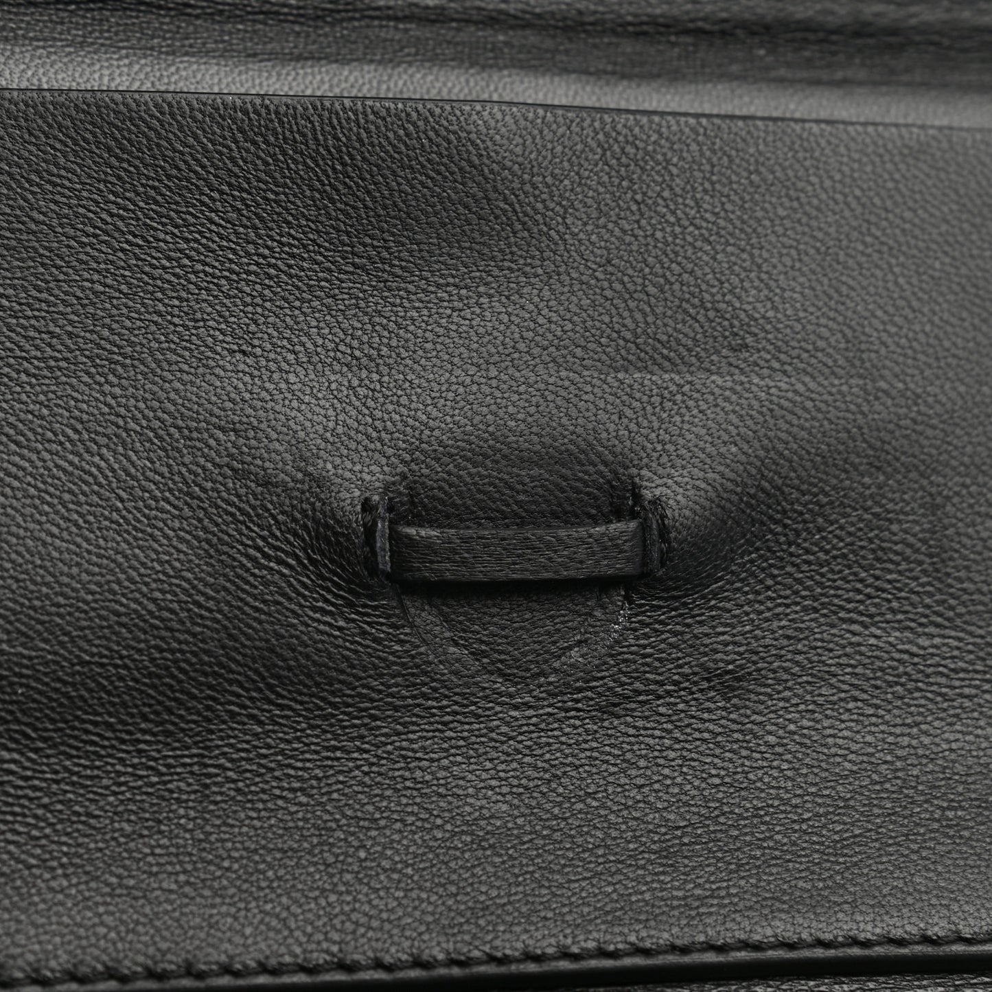 Calfskin Harlow Long Wallet Black