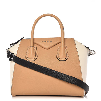 Givenchy Sugar Goatskin Small Bi-Color Antigona Light Beige 1 of 8