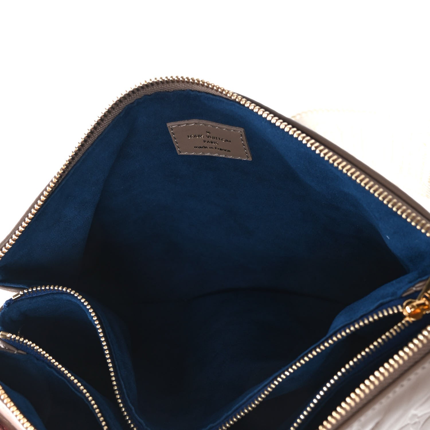 Louis Vuitton Lambskin Embossed Monogram Coussin PM Taupe 7 of 10