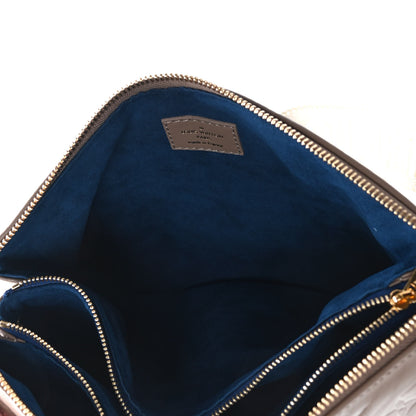 Louis Vuitton Lambskin Embossed Monogram Coussin PM Taupe 7 of 10