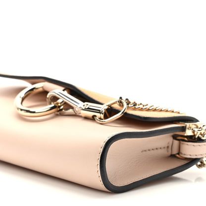 Chloe Suede Calfskin Small Faye Shoulder Bag Cement Pink 9 of 9