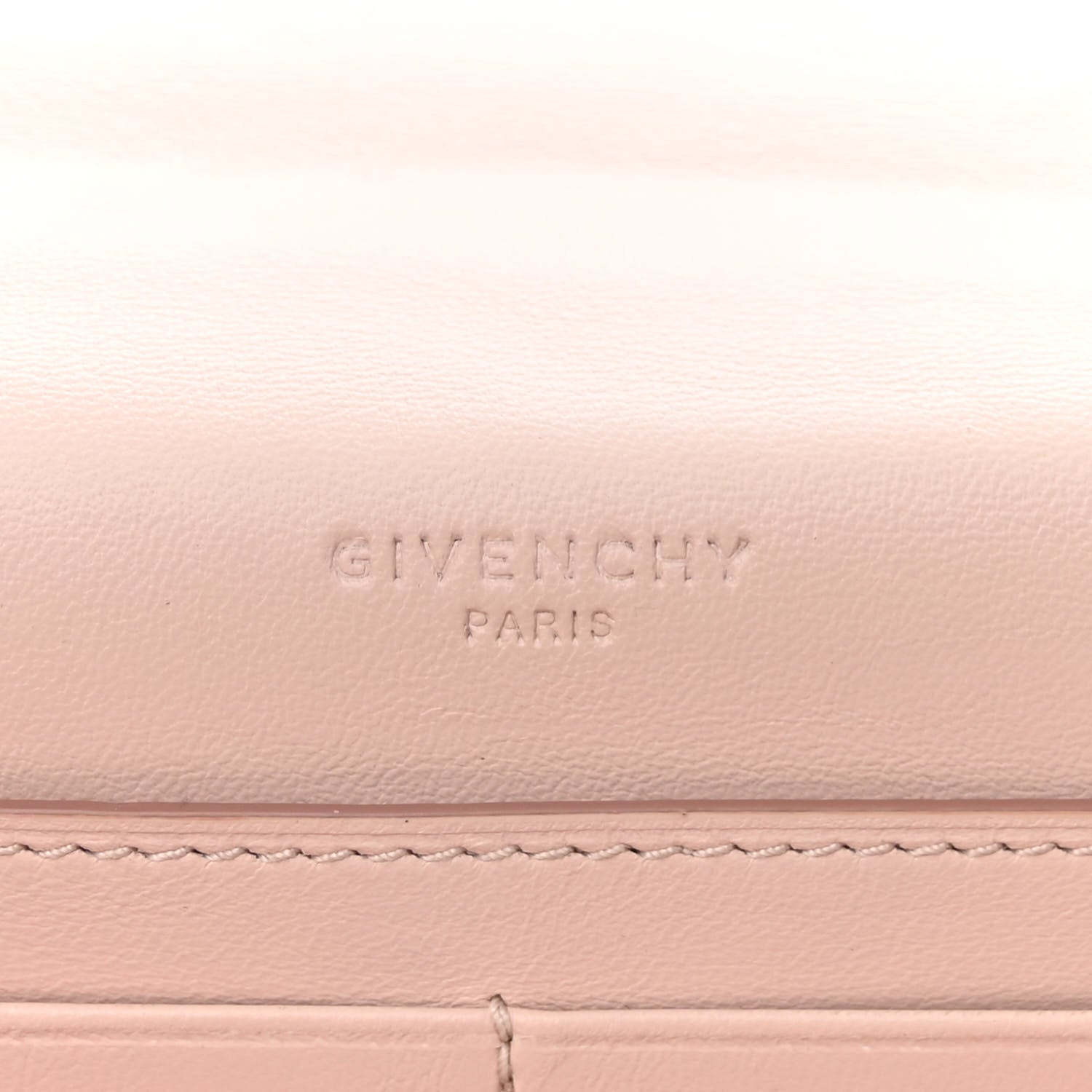 Givenchy Goatskin Quilted GV3 Strap Wallet 5 of 16