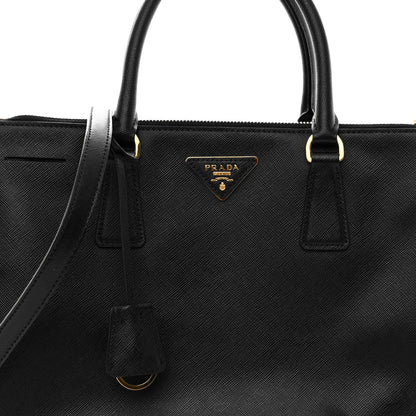 Prada Saffiano Medium Galleria Double Zip Tote Black 7 of 10