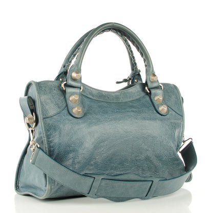 Balenciaga Agneau Giant 21 Silver Hardware City Tempete 3 of 8