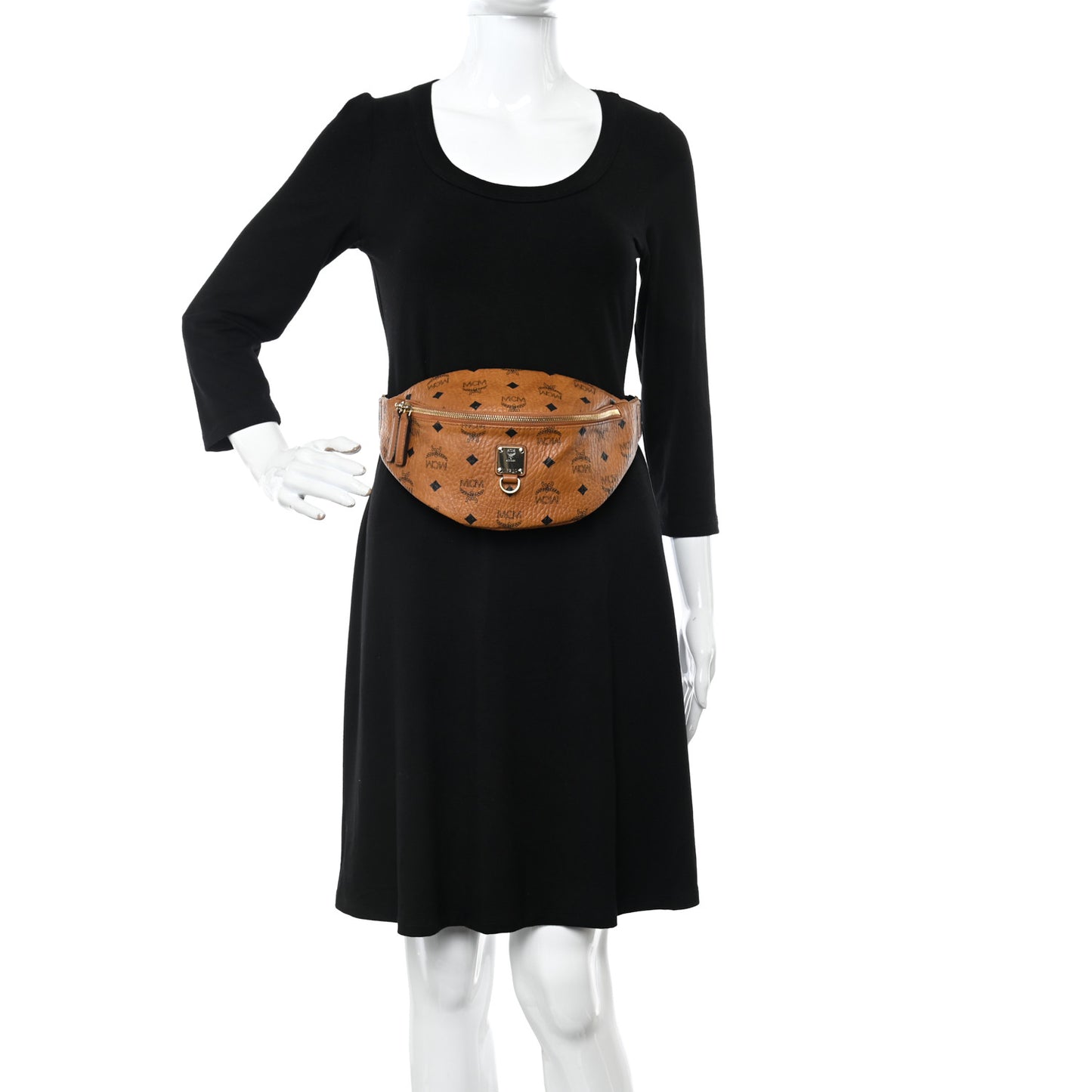 Visetos Small Fusten Belt Bag Cognac