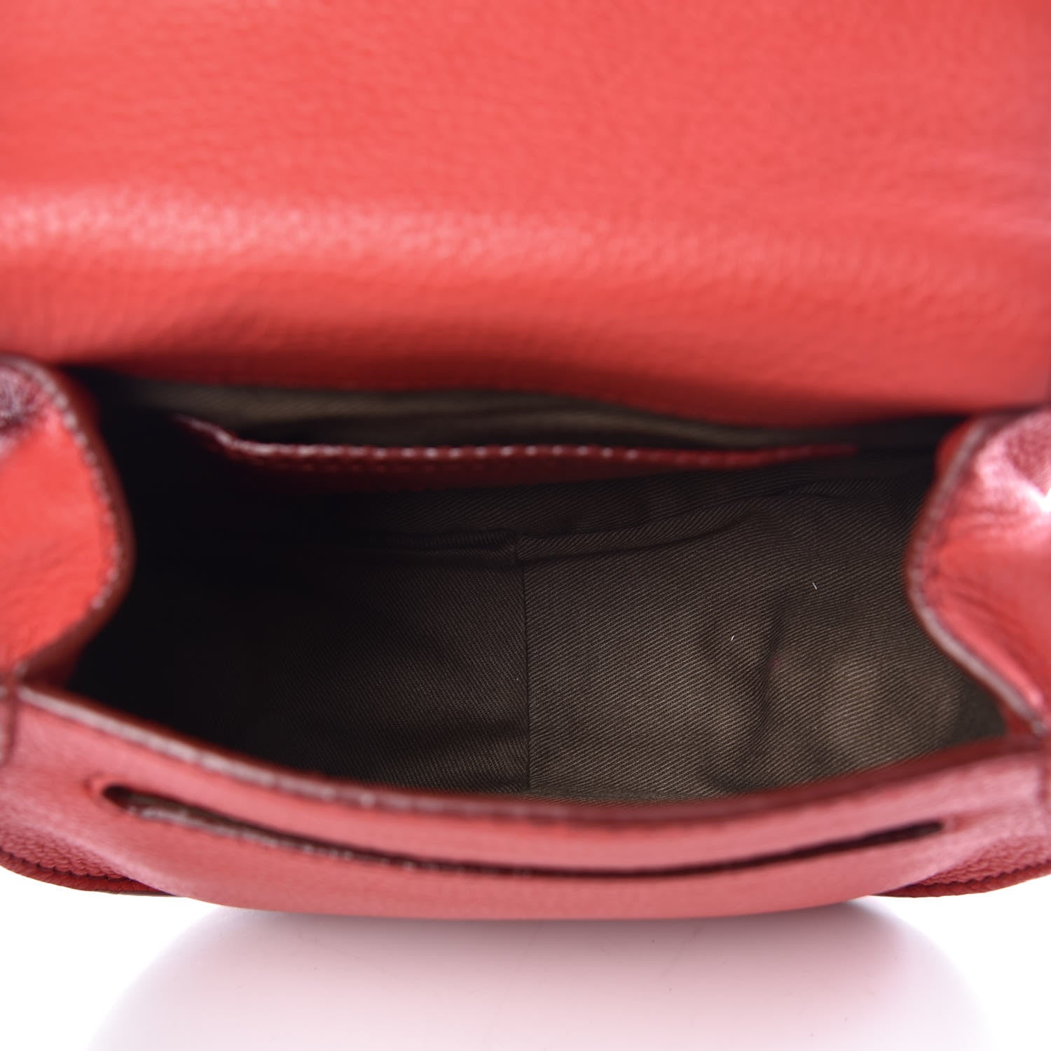 Chloe Calfskin Mini Marcie Round Crossbody Bag Red 9 of 9